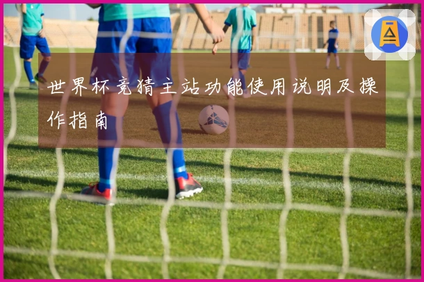 世界杯竞猜主站功能使用说明及操作指南